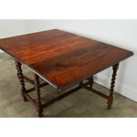 English Oak Gateleg Drop Leaf Table