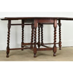 English Oak Gateleg Drop Leaf Table