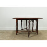 English Oak Gateleg Drop Leaf Table