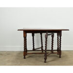 English Oak Gateleg Drop Leaf Table