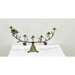 French 19th Century Brass Altar Candelabra