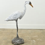 English 20th Century Egret Statue