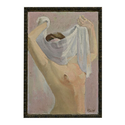 French Framed Painting of a Lady