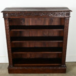 English Jacobean Style Oak Bookshelf