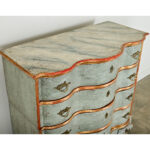 Italian 20th Century Painted & Gilt Chest