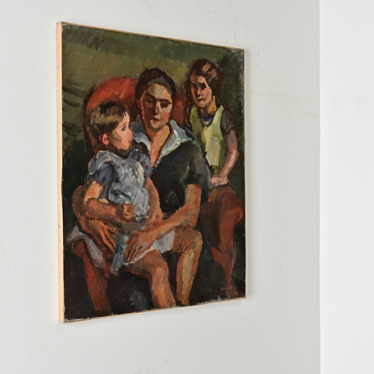 French Oil Painting By Bertrand Py - Fireside Antiques