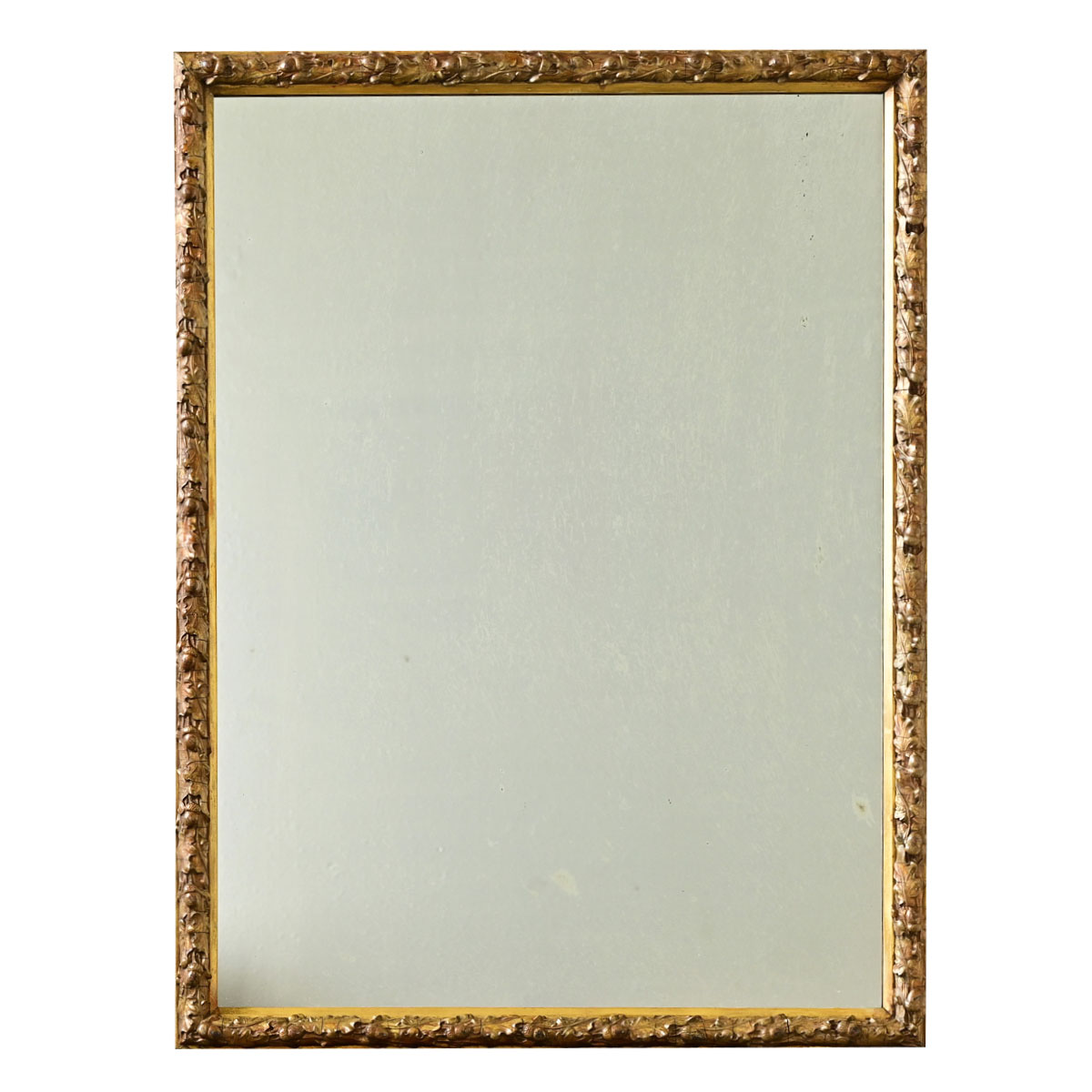 French 19th Century Gilt Mirror of Acorns and Oak Leaves