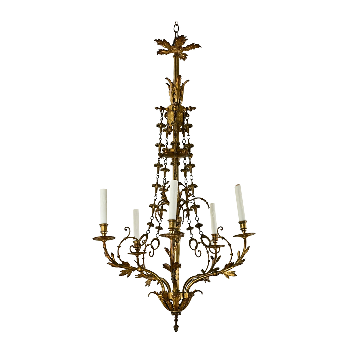18th Century Belgian Louis XVI-style Chandelier Fireside Antiques