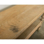 English 19th Century Bleached Oak Trolley