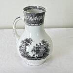 Large Vintage Transferware Pitcher