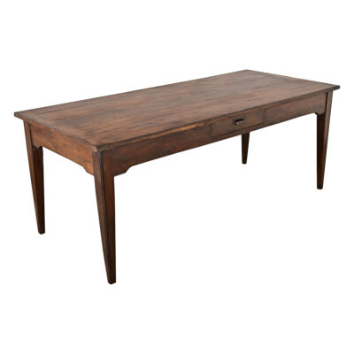 French 19th Century Walnut Farm Table