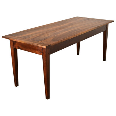 French 19th Century Solid Walnut Dining Table