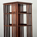 Vintage French 20th Century Revolving Bookcase
