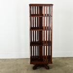 Vintage French 20th Century Revolving Bookcase