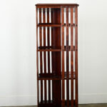 Vintage French 20th Century Revolving Bookcase