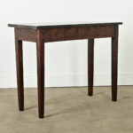 French Oak Patisserie Table with Marble Top