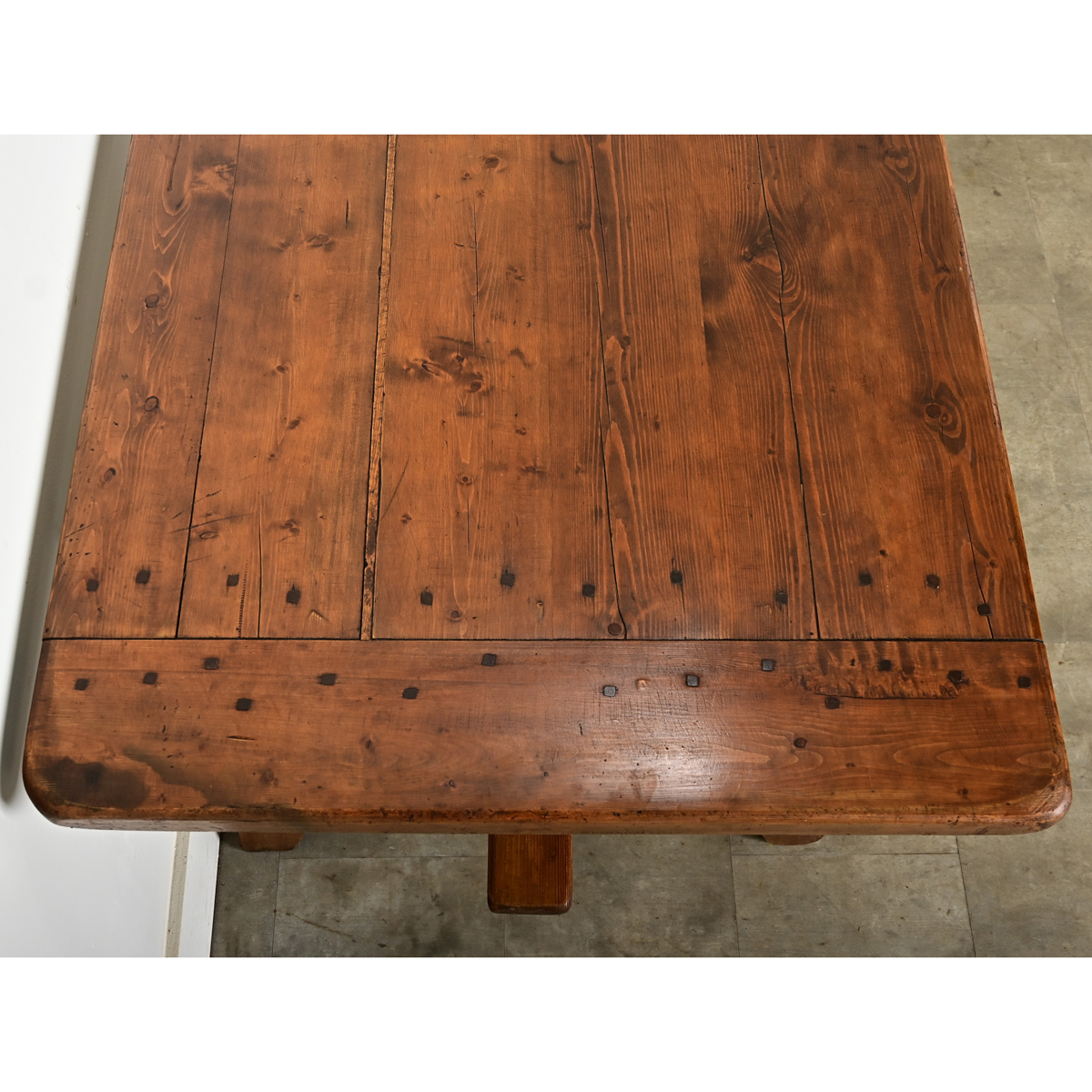 French Early 20th Century Pine Refectory Table - Fireside Antiques