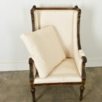 French 18th Century Louis XVI Carved Bergère