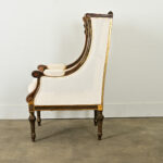 French 18th Century Louis XVI Carved Bergère