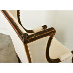 French 18th Century Louis XVI Carved Bergère