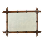 French Vintage Faux Bamboo Mirror