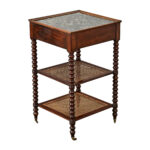 French 19th Century Walnut Etagere