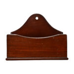 English Vintage Mahogany Wall Hanging Box 1 English Vintage Mahogany Wall Hanging Box