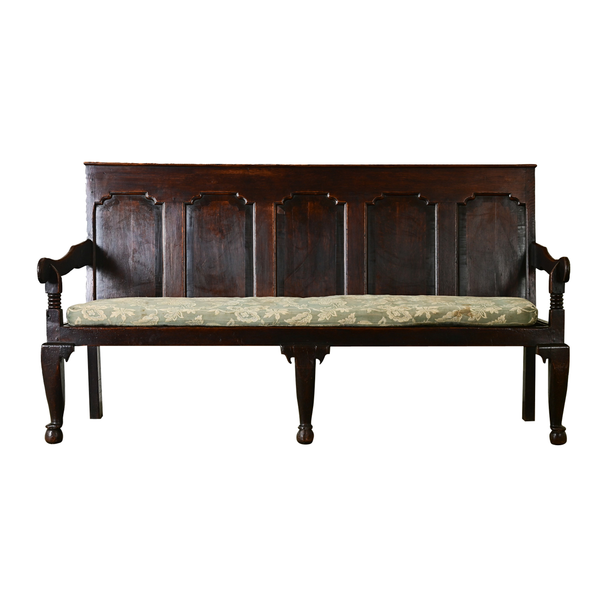 English 18th Century Oak Settle Bench - Fireside Antiques