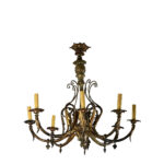 French 19th Century Gilt Bronze Chandelier