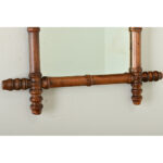 French Vintage Faux Bamboo Mirror