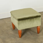 French Art Deco Square Stool