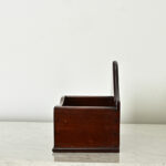 English Vintage Mahogany Wall Hanging Box