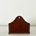 English Vintage Mahogany Wall Hanging Box