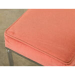 French Vintage Upholstered Vanity Stool