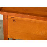 French Pair of Reproduction Fruitwood Bedside Tables