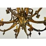 French 19th Century Gilt Bronze Chandelier