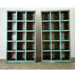 French Vintage Pair of Open Shelves