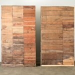 French Vintage Pair of Open Shelves
