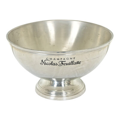 Large Pewter Champagne Chiller Bowl