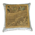 Flemish 17th Century Tapestry Fragment Pillow 1 Flemish 17th Century Tapestry Fragment Pillow