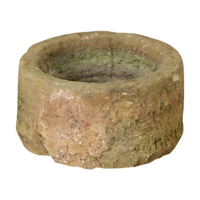 English Hand-chiseled Stone Trough