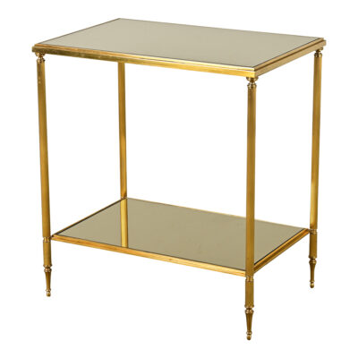 French Midcentury Modern Tiered Table-Shelf