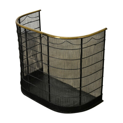 English 19th Century Brass & Metal Fire Screen