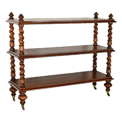 English 19th Century Oak Butler’s Trolley
