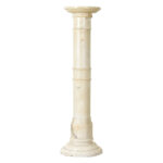 French 20th Century Neoclassical Alabaster Pedestal