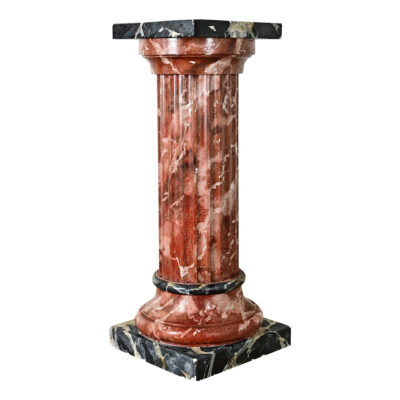 Vintage French Faux Finish Marble Column