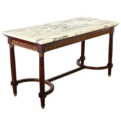 French 19th Century Louis XVI Style Mahogany Center Table