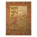 French 19th Century Framed Fox Tapestry