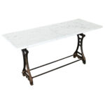 French 19th Century Cast Iron & Marble Bistro Table 1 7850WEB (3)