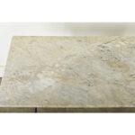 French 19th Century Cast Iron & White Marble Bistro Table